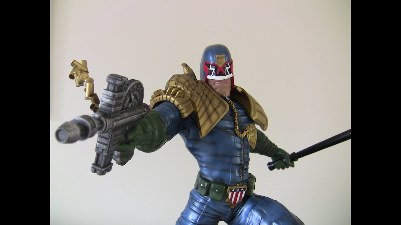 Judge Dredd Diorama by Pop Culture Shock, assembly and review.