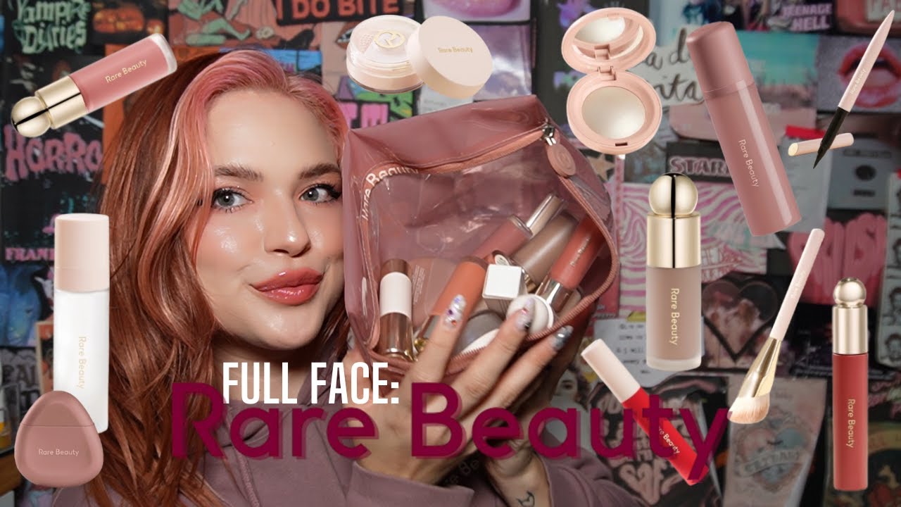 FULL FACE: RARE BEAUTY (Reseña honesta de TODA su línea de maquillaje) VALE LA PENA? -K.aarly