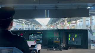 運転士（JR）が電車を操縦する姿ー【中央線 】新宿から吉祥寺までー2022年12月19日