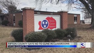 Tipton County rules against guns in schools
