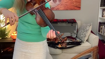 G Natural Minor Scale Violin Tutorial