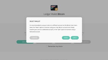 LEDGER NANO S | What Is Bitcoin Cash Main & Bitcoin Cash Split | How To Split BCH & BTC In 2 Wallets