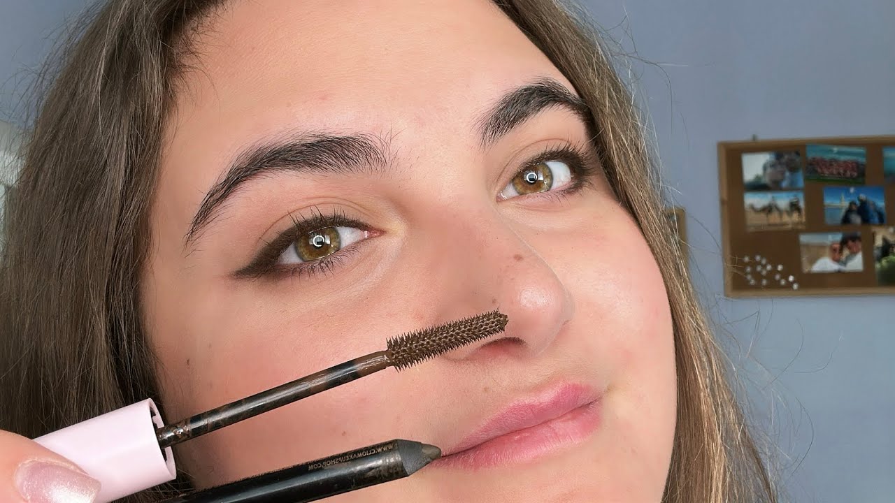 TRUCCO OCCHI CON UNA MATITA MARRONE #makeup #makeuptutorial #beauty