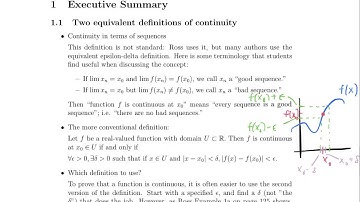 Math 23a. Week 7, Video 1: Definitions of Continuity (7.2)