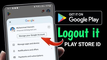 Play Store Ki ID Logout Kaise Kare | How to Remove Google Play Store Account | Gmail Kaise Hataye