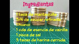 GALLETAS DE MANTEQUILLA PARA DECORAR