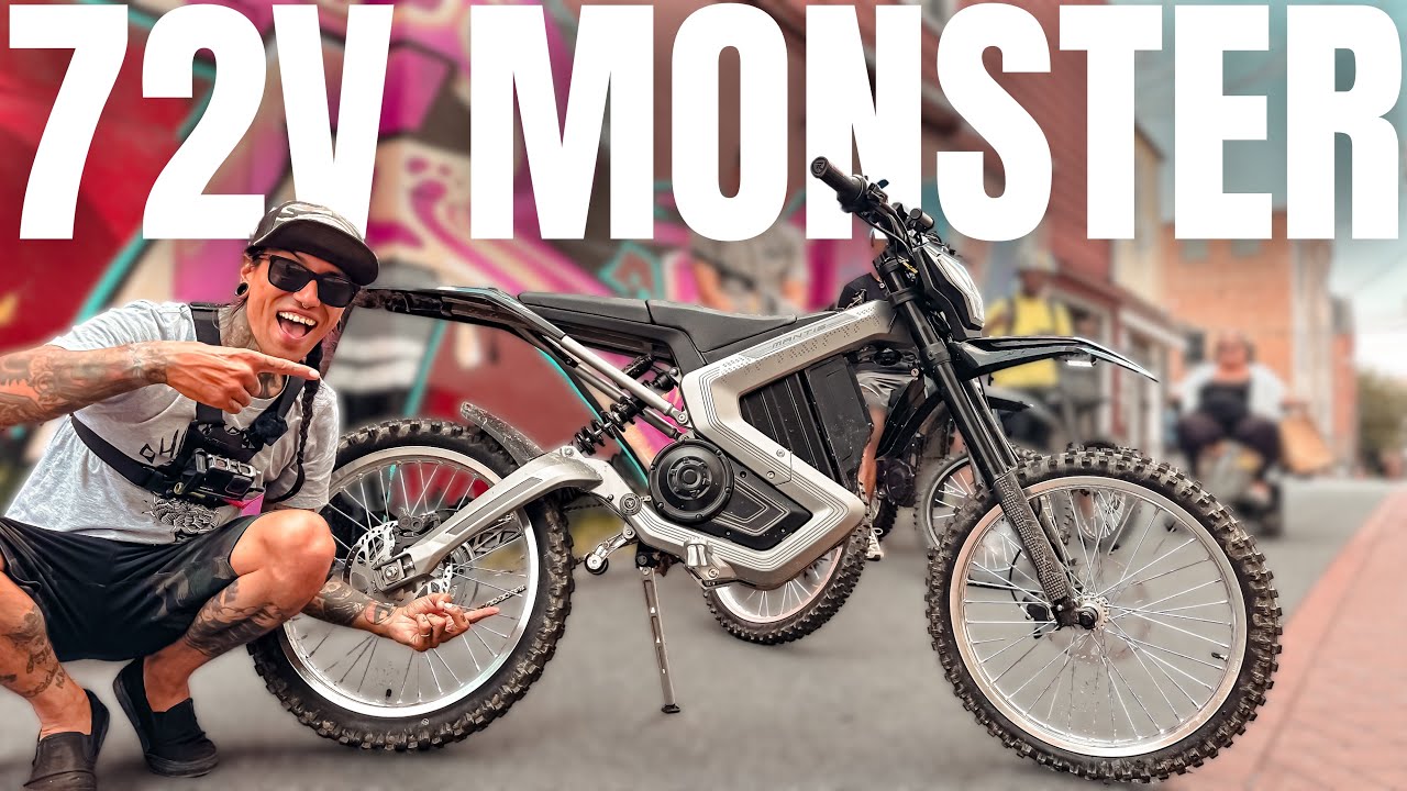 INSANE STUNT RIDE - 72V Rawrr Mantis, Sur Ron, E Ride, TOB & 79 Bikes!