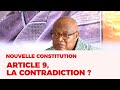 Nouvelle constitution : "L'article 9 contredit la durée du mandat des députés" - ECHO DU TOGO -