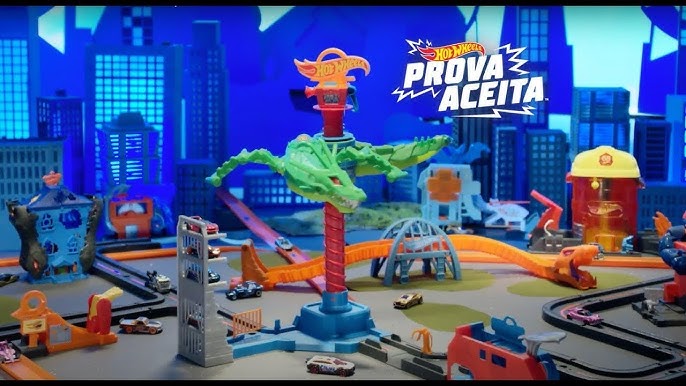 Pista Hot Wheels City Robô Tubarão, Multicolorido Mattel - GJL12 Pista