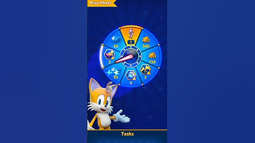 SONIC DASH Prize Wheel Spin
