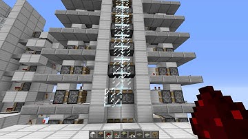 First *100%* Seamless 20m/s Elevator - Minecraft 1.7.3