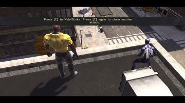 6.Web strikes Chain Reaction Training || Spider-Man: Web of Shadows || 1080p || Black Suit