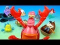 1996 Disney's The Little Mermaid set of 8 McDonalds Happy Meal Kids movie Toys Video Review