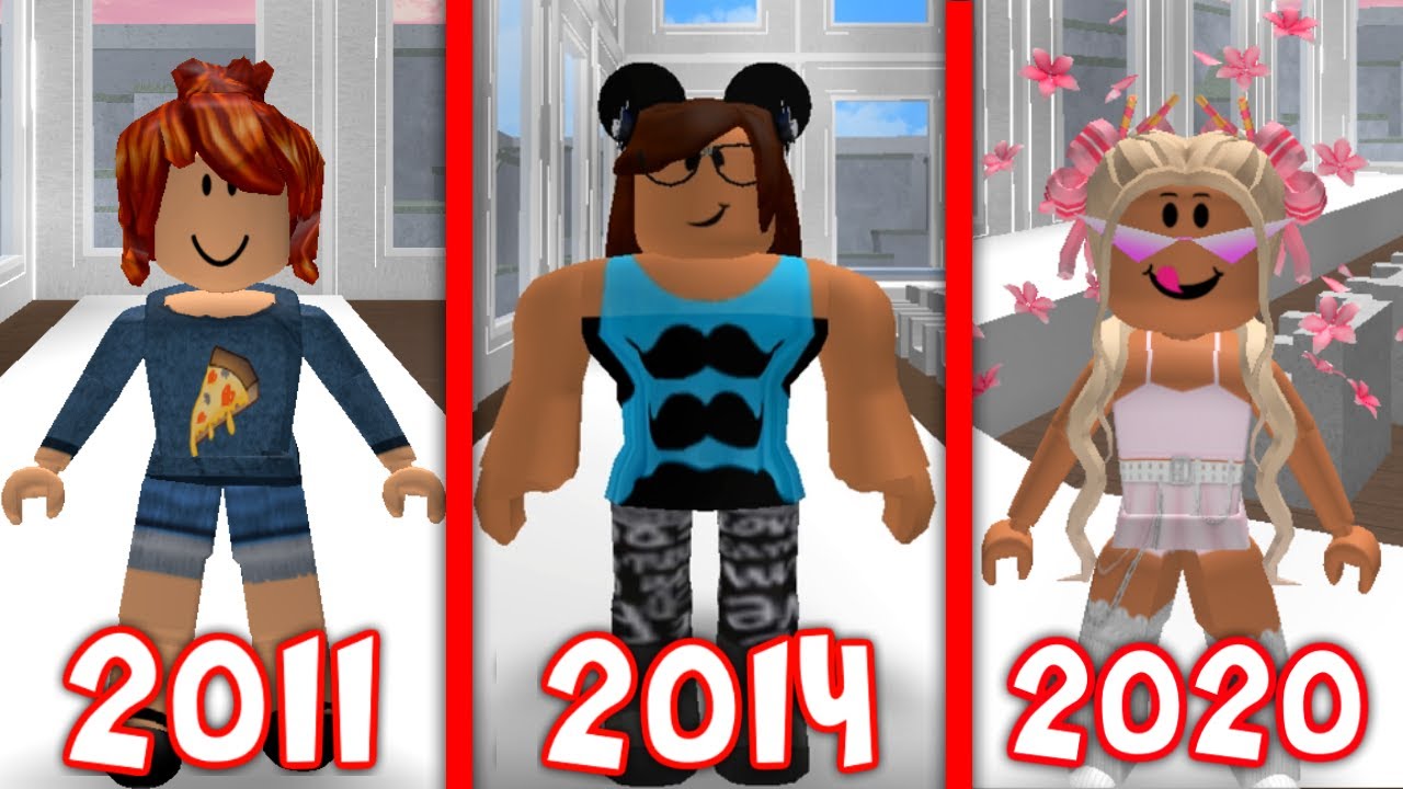 My Roblox Avatar Evolution 2011-2020 | Poor To Rich - YouTube