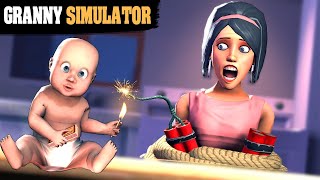 NE RESTEZ JAMAIS SEUL AVEC UN ENFANT  - GRANNY SIMULATOR