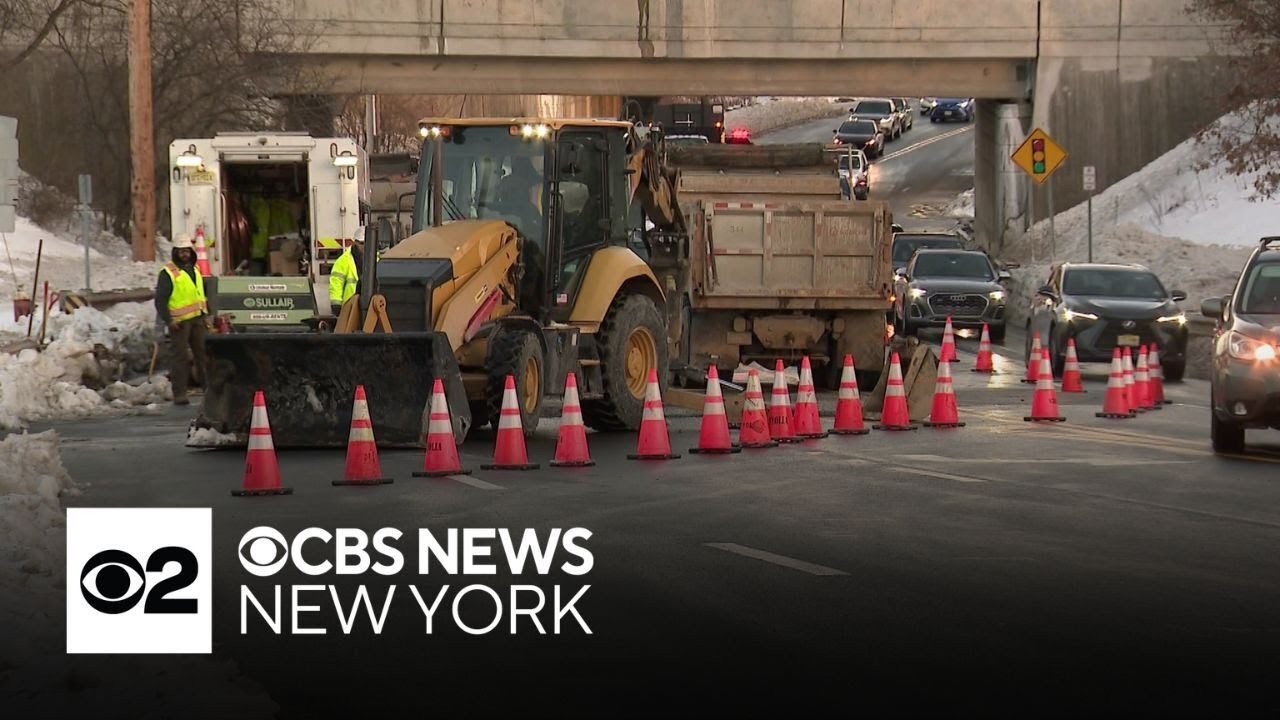 Multiple water main breaks reported in New Jersey amid cold snap