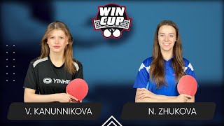 17:30 Vasylysa Kanunnikova - Nadiia Zhukova West 3 WIN CUP 16.05.2024 | TABLE TENNIS WINCUP