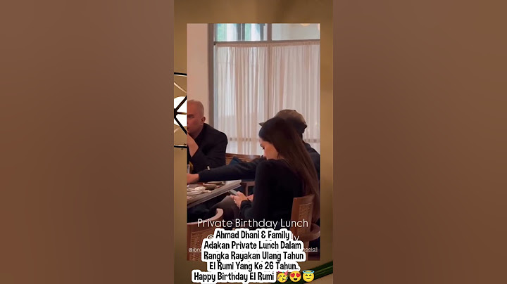 🥳 Adakan Private Lunch Dhani Rayakan Ultah El#dhani #mulan#syifahadju#elrumi#maiaestianti #fyp#artis