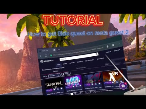 How to Get Sidequest on Meta Quest 2 (tutorial) No PC and no Phone