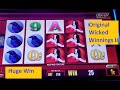 Huge Win $$ Max Bet on Wicked Winnings II $$ Aristocrat Game