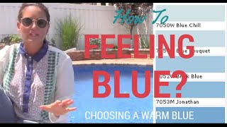 Choosing a Warm Blue Paint Color