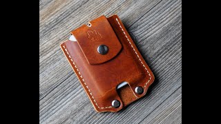 Making My 'Oak Leaf' Leather Wallet