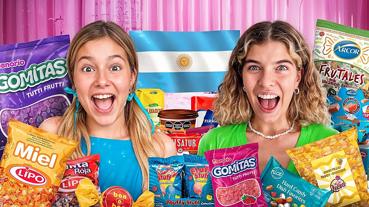 TRYING ARGENTINE SWEETS FT @delfipalladinoo