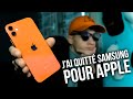 J'AI QUITTÉ SAMSUNG pour APPLE ! D'android a IOS.