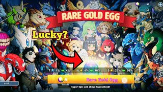 [Neo Monsters] Rare Gold Eggs Opening 🐣 || Mythic? screenshot 5