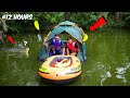 পুকুরের ওপরে ফুল নাইট ক্যাম্পিং 🏕️🌙 | Family Adventure Vlog | 