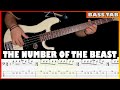 The Number Of The Beast - Iron Maiden | Bass Cover (+ Tab) | Dotti Brothers #basscover #bassplayer