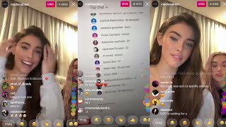 Madison Beer And Olivia Obrien Instagram Livestream 140220
