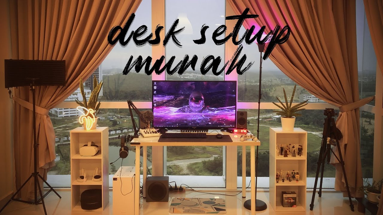 My Budget Desk Setup. Setup Tour ( Malaysia ) - YouTube