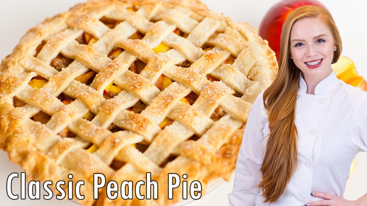 Classic Peach Pie with Cinnamon Crumble - The BEST Peach Pie Recipe!