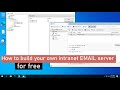 Free | How to build your own intranet EMAIL server