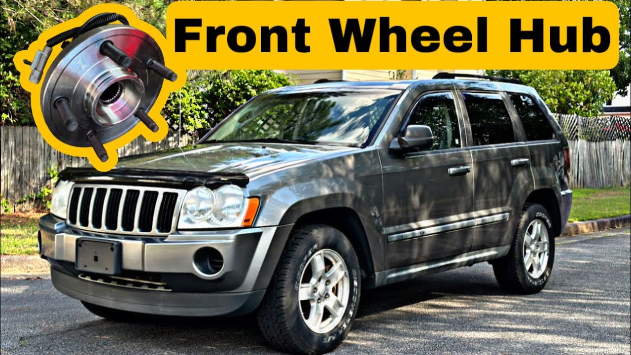 2005 2010 Jeep Grand Cherokee Front Wheel Hub / Bearing Replacement