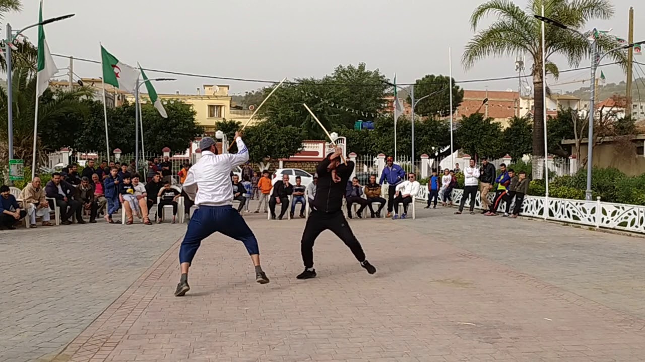 رياضة العصى التقليدية مع الشيخ بلقاسم قندوز الشيخ الخرفي | Algérien traditionnel Combat Stick
