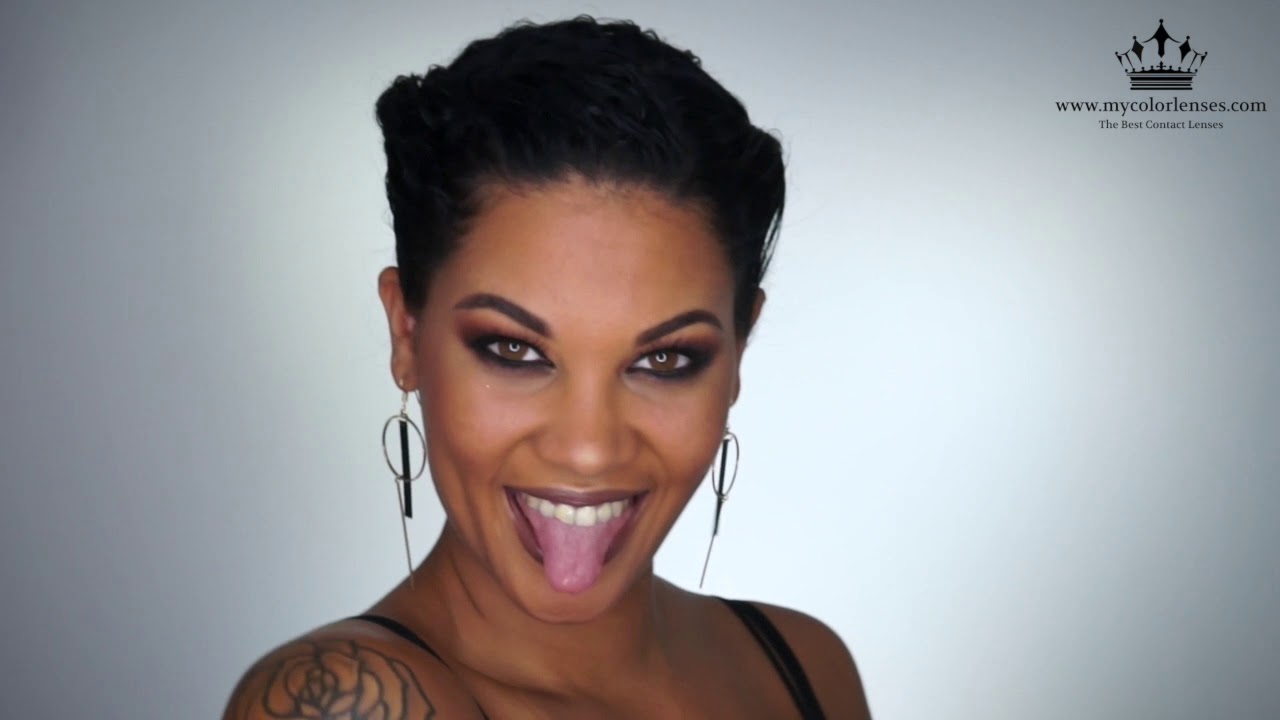 Brown-Linsen-Obsession Paris Sensuality Caramel - Mycolorlenses.com