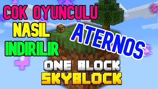 1 Blokta Skyblock Çok Oyunculu Aternos Nasıl İndirilir