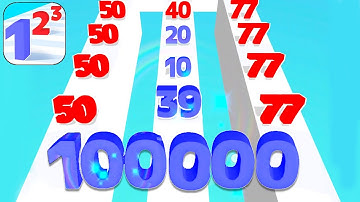 Satisfying Mobile Game: Number Leveling, Roof Rails, Flying Cut, Tippy Toe, Fat 2 Fit, AZ Run...