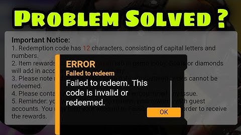 Why Not Redeem Rampage Party Redeem Code In Free fire||Failed To Redeem Code Is Invalid Problem FF