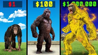 $1 KING KONG to $1,000,000,000 in GTA 5