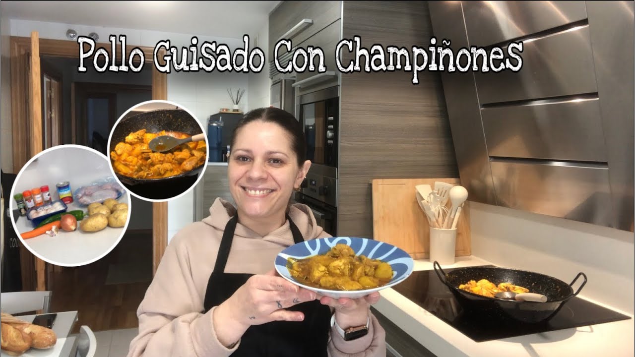 🍗Pollo Guisado Con Champiñones🍗 // Fácil, Rápido Y Económico // La Mari Cocina
