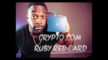 Unboxing My New Crypto.com Ruby Red Card