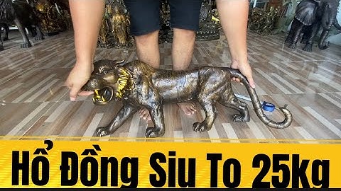 Hổ đồng to _ cặp bình tứ linh _ Cặp pháo đồng #độclạcầnthơ #doco 
