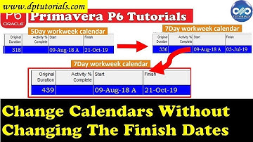 How to Change Calendar From 5 Day to 7 Day but keep Project Finish Date Unchanged In Primavera P6
