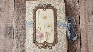 Flip Through - Altered File Folder Junk Journal - Edith Holden - Country Diary Of A Edwardian Lady