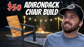 How To Build an Adirondack Chair For $50 by Nick’s Custom Woodworks 7,409 views 1 year ago 3 minutes, 19 seconds