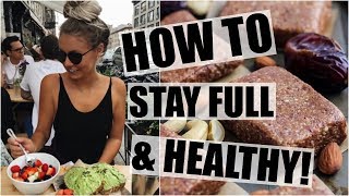 How To Stay Full, Healthy, and Motivated! // Post Workout Snacks