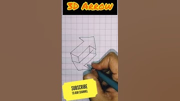 3D Arrow ⬆️💘 #drawing #art #shorts #viralshorts #trendingshorts #ytshorts #3d #viralvideo #trending